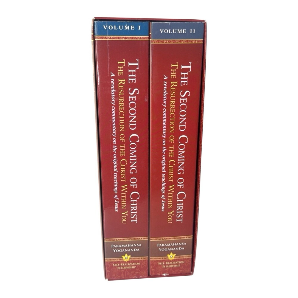 Paramahansa Yogananda Second Coming of Christ 2 Vol Paperback Box Set NEW